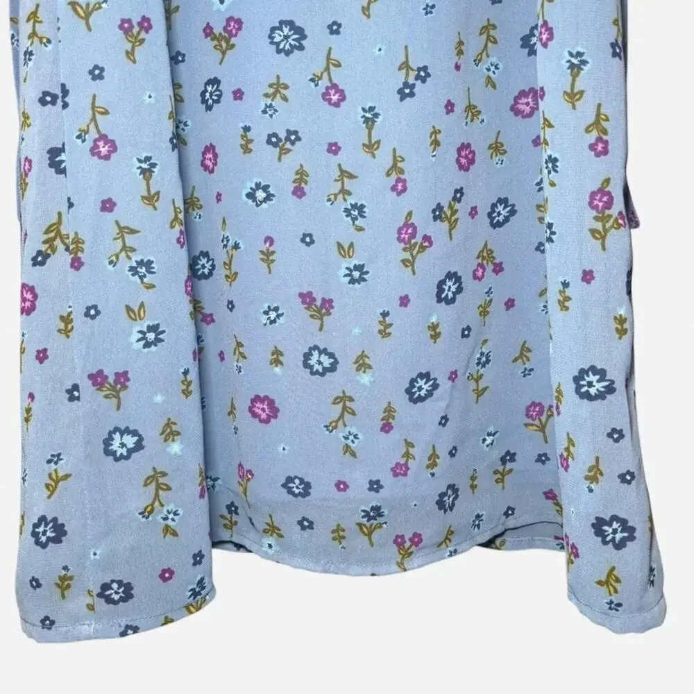 CHERRY STIX Girls Sundress 7/8 Floral Sleeveless Blue Multicolor
